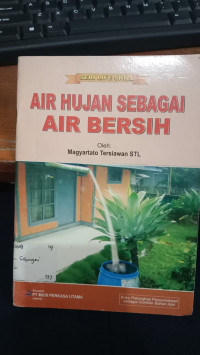 Image of AIR HUJAN SEBAGAI AIR BERSIH